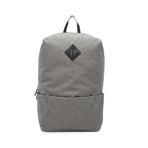 DSW Unisex Gray Canvas Nylon Backpack main image 9